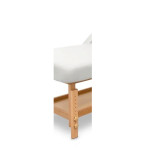 Επαγγελματικό Κρεβάτι Harmony 2 White Luxury Spa Μασάζ Αισθητικής Φυσικοθεραπείας Σταθερό Ξύλινο 